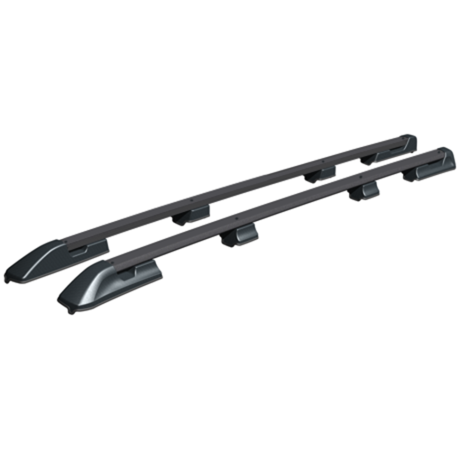Рейлинги для Volkswagen Multivan, Caravelle, California, Transporter (2003-20220) с удлиненной базой Чёрный купить недорого с доставкой в Оренбург